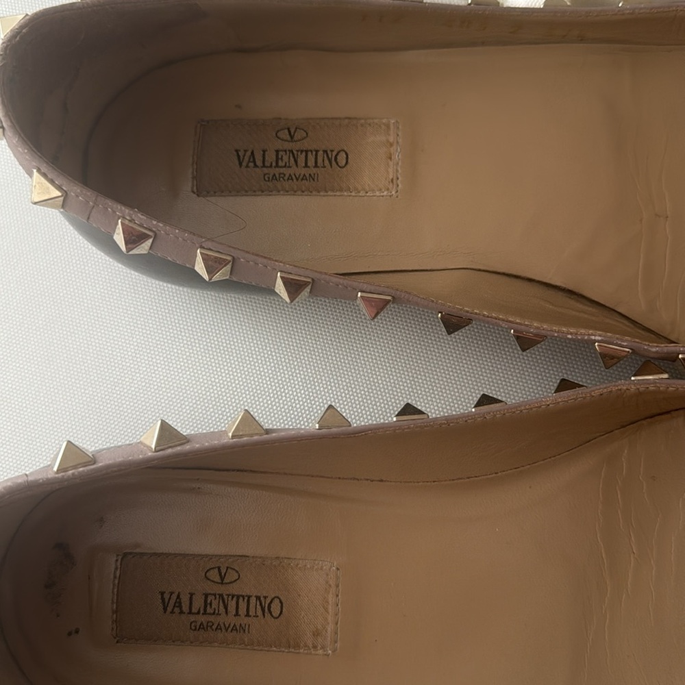 VALENTINO PATENT ROCKSTUD BALLET FLAT - Picture 5 of 6